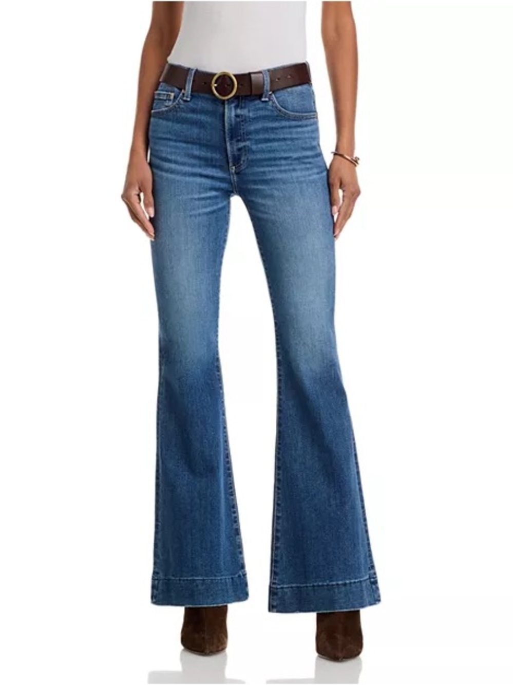 Pistola Kinsley High-Rise Ultra Flare Jeans in Avenue